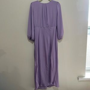 Lilac long sleeve Formal Dress